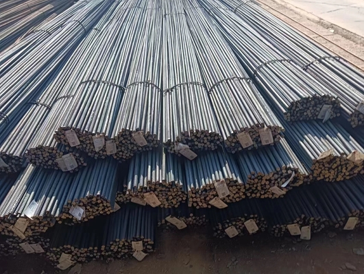 HRB400/500 ASTM A615 BS4449 Σιδηροτροφικές ράβδοι από δομικό χάλυβα άνθρακα για ανοχή ± 1% στα κτίρια