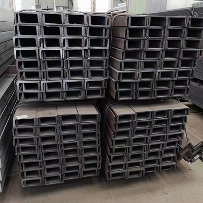 Q235 Q345 SS400 Υλικό Χάλυβα άνθρακα U-Channel 0,8 mm-3,0 mm Δάχος 100% Δοκιμασμένη ανοχή ± 1% για το σύστημα υποστήριξης
