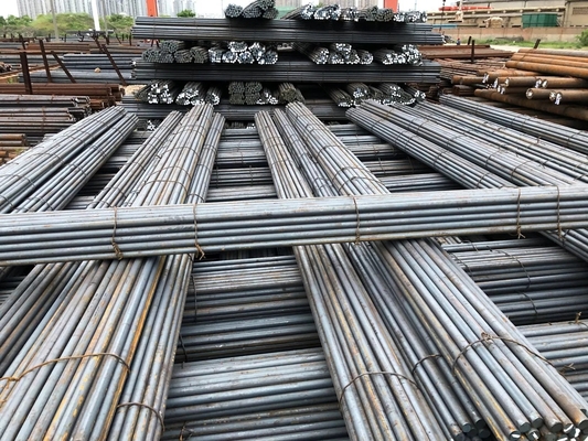 Βιομηχανία Κατασκευαστικό υλικό Q235 Q255 Q345 Ζεστό ελαστικό κρύο ελαστικό στρογγυλό ράβδος χάλυβα για προσαρμοσμένο μέγεθος και διάμετρο