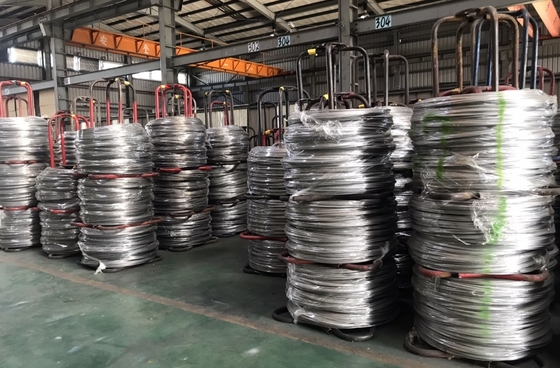 JIS Υψηλής αντοχής 430 βαθμού ατσάλινο σύρμα 0,8mm PVC επικαλυμμένο ατσάλινο σύρμα