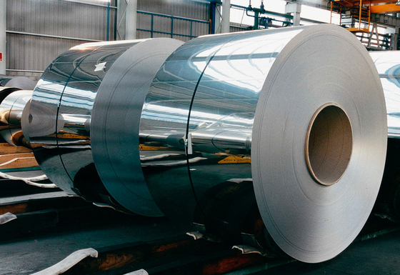 ASTM JIS 2B BA Κίνα Crgo Χάλυβα κρύο έλασης Στρογγυλοποιημένο φύλλο μετάλλου Ατσάλινη πλάκα