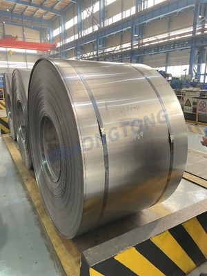 Πρωταρχική ποιότητα Crc Jis Astm Dc01 Spcc Μονάδα 0,2-3mm Χαμηλή ανθρακούχο φυσιολογική λιπασμένη ψυχρά ελαστική ταινία χάλυβα / σπείρα με καλή τιμή
