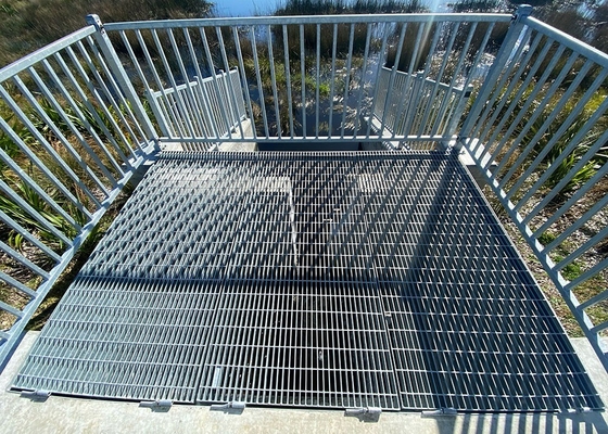 Κίνα Κατασκευαστής 20mm 30mm 40mm 45mm Steel Bar Grating Ζωγραφισμένο Στρογγυλό Ατσάλι