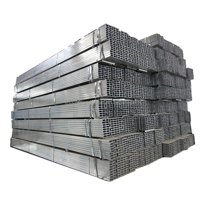 Τετραγωνικό σωλήνα 50x50mm Μαύρο ορθογώνιο σιδερένιο σωλήνα 1,8mm πάχος Ζεστό βουτηγμένο γαλβανισμένο τετραγωνικό σωλήνα