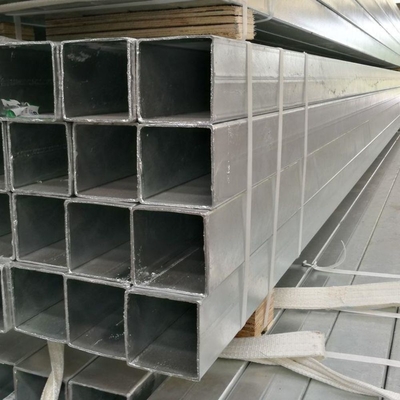 Τετραγωνικό σωλήνα 50x50mm Μαύρο ορθογώνιο σιδερένιο σωλήνα 1,8mm πάχος Ζεστό βουτηγμένο γαλβανισμένο τετραγωνικό σωλήνα