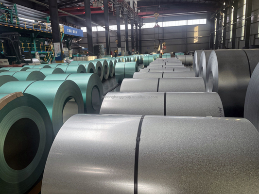 Az40 Galvalume Steel Coil 55% Al - Zn Alloy Steel Plate Galvanized Coil Επαγγελματική κατασκευή Galvalume Steel Coil Az20
