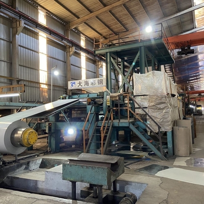astm a653 dx51d z275 ppgi ppgl πλακάκια σάντουιτς από πολυουρεθάνιο ppgi φύλλο ral 4013 χρωματιστή επικάλυψη φύλλο σιδήρου ppgi χρωματιστή επικάλυψη χάλυβα