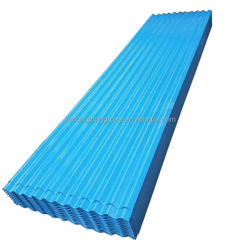 Υλικό οικοδόμησης SGCC/SGCD/SGCE/DX51D/DX52D/S250GD/S280GD ASTM A792 Χρωματικά επικαλυμμένα με galvalume κυματοειδή μεταλλικά φύλλα οροφής