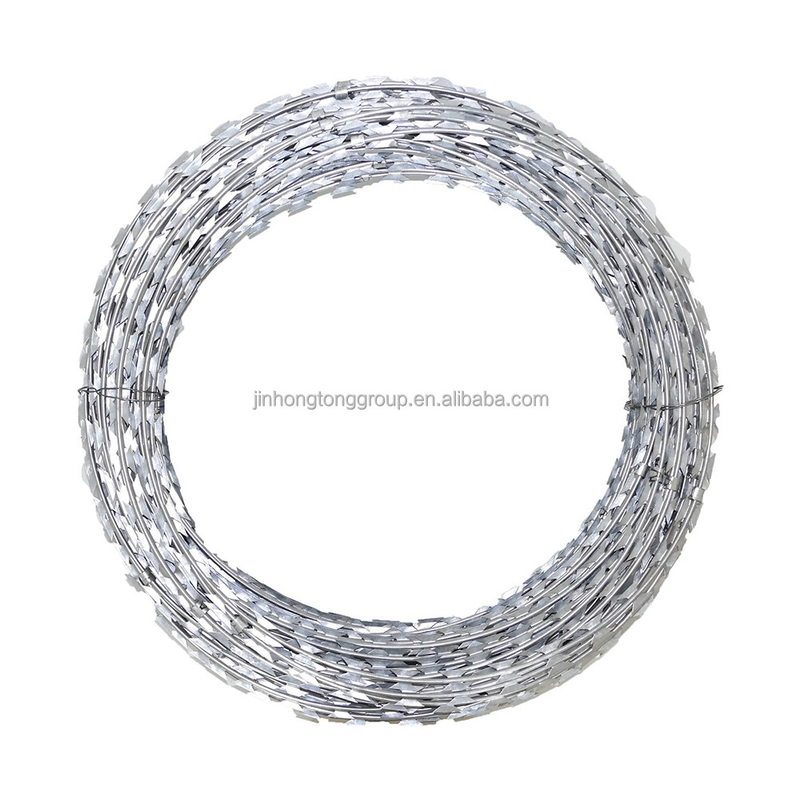 Ζυγισμένο Razor Wire Mesh Φράχτης με Χαρακτηριστικά υψηλής αντοχής στη τέντωση Wire Cross Razor Type και Anti Climb Spikes