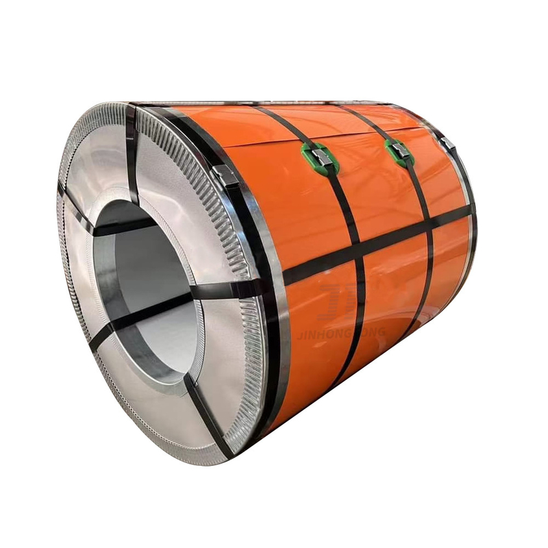 Υπηρεσία κοπής PPGI Coil 0.31*1200 RAL 2004 Z100 Coated Corrugated Zinc Steel Coil PPGI Δυνατότητα 0,28 mm Χρώμα στάχτης
